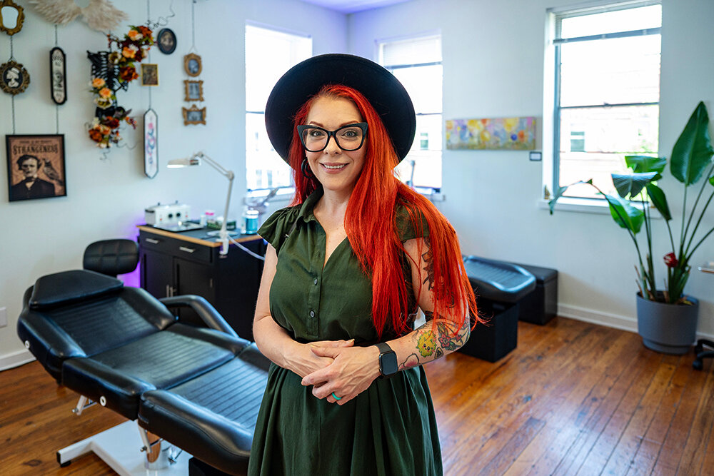 BUILDING INVESTMENT: Skin Wax Ink owner Mollie Martin plans to add staff after using a business development loan to help fund the purchase of a Commercial Street building last year.